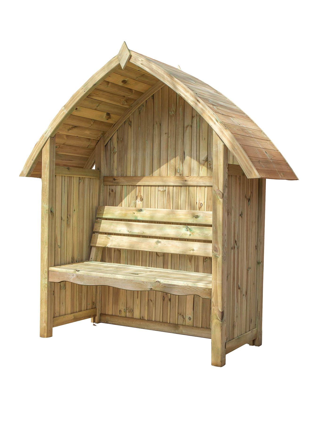 Image 2 of 5 of MERCIA Arch Top Arbour Seat - PEFC Certified