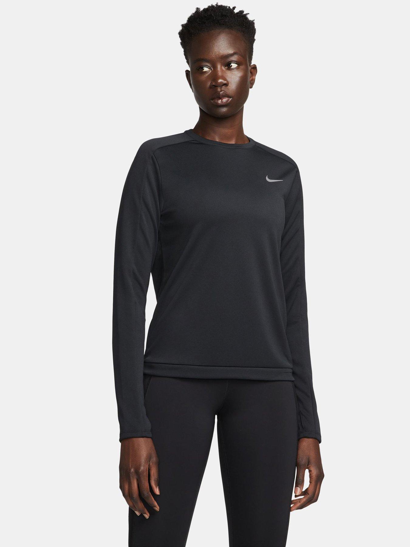 Long sleeve tight running top sale