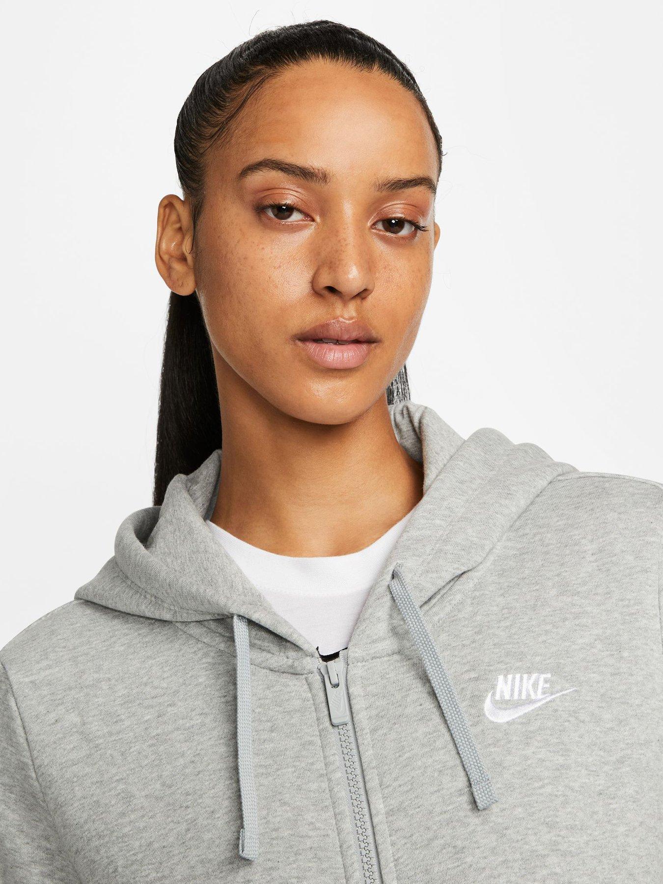 Dark grey outlet nike hoodie womens