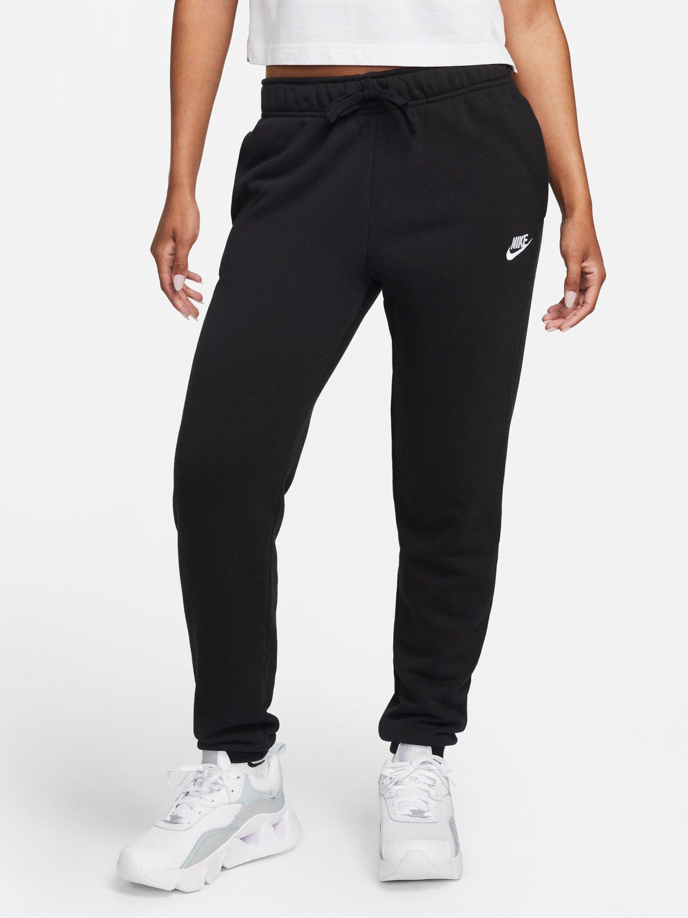 Ladies black store nike joggers