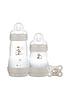  image of mam-easy-start-colours-of-nature-baby-bottle-set--taupe
