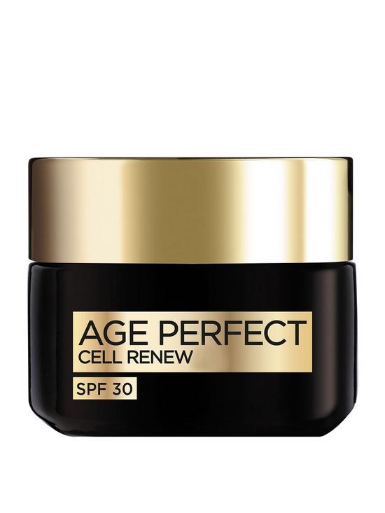 front image of loreal-paris-age-perfectnbspcell-renew-day-cream-with-spfnbsp30--50ml