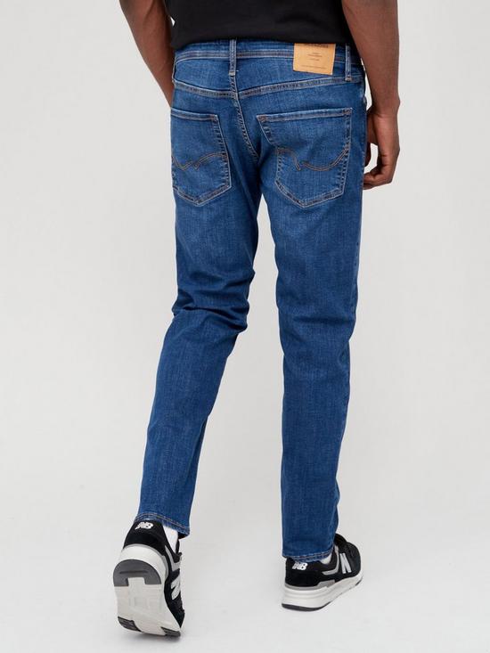 stillFront image of jack-jones-mike-regular-tapered-fit-jeans-mid-wash