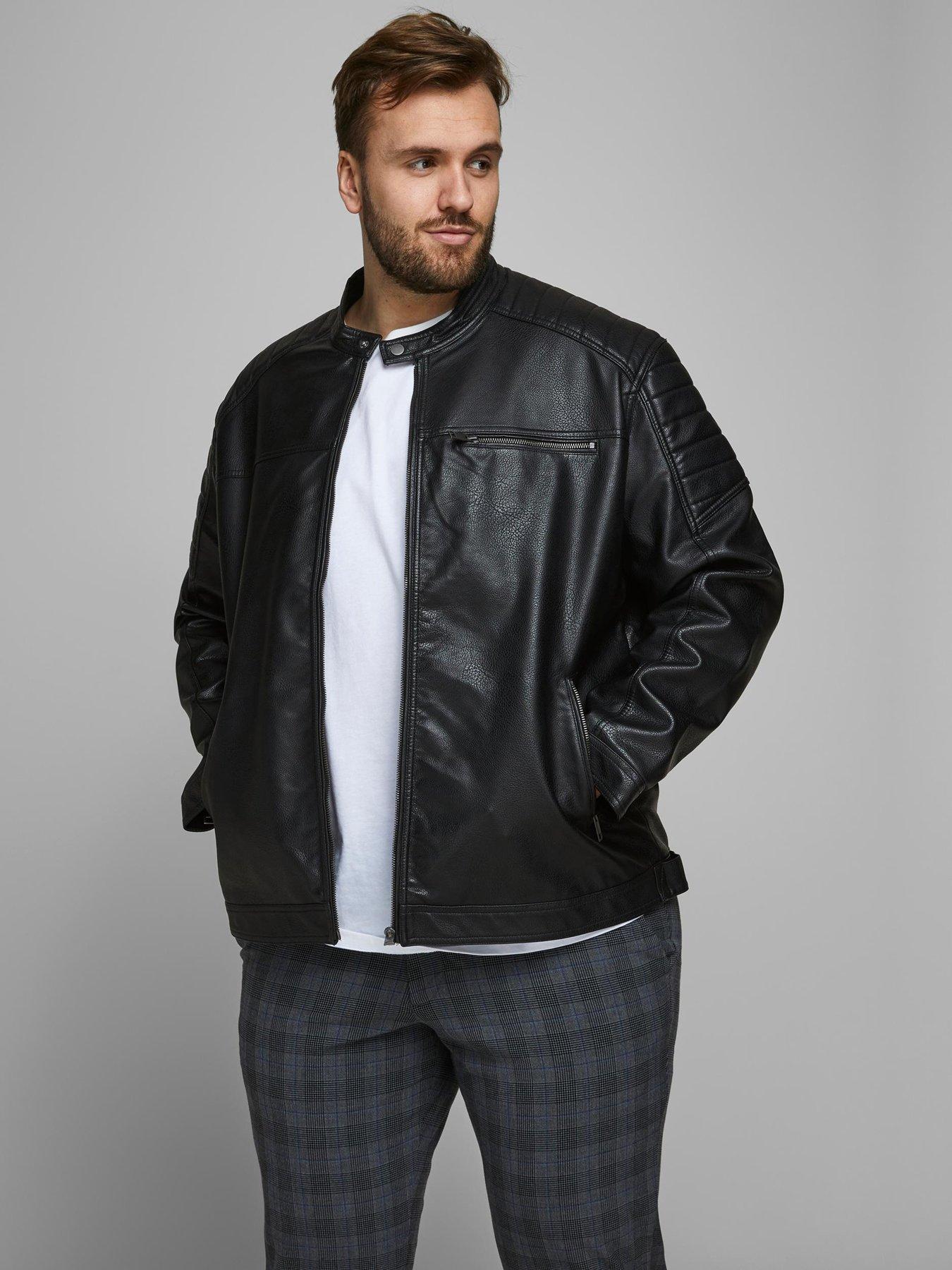 JXLUCY Faux leather jacket | Black | Jack & Jones®