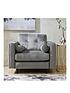  image of heaton-fabric-armchair-grey