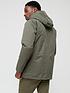  image of very-man-mid-length-hooded-jacket-khaki