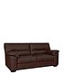  image of very-home-danielle-faux-leathernbsp2-seater-sofa-chocolate