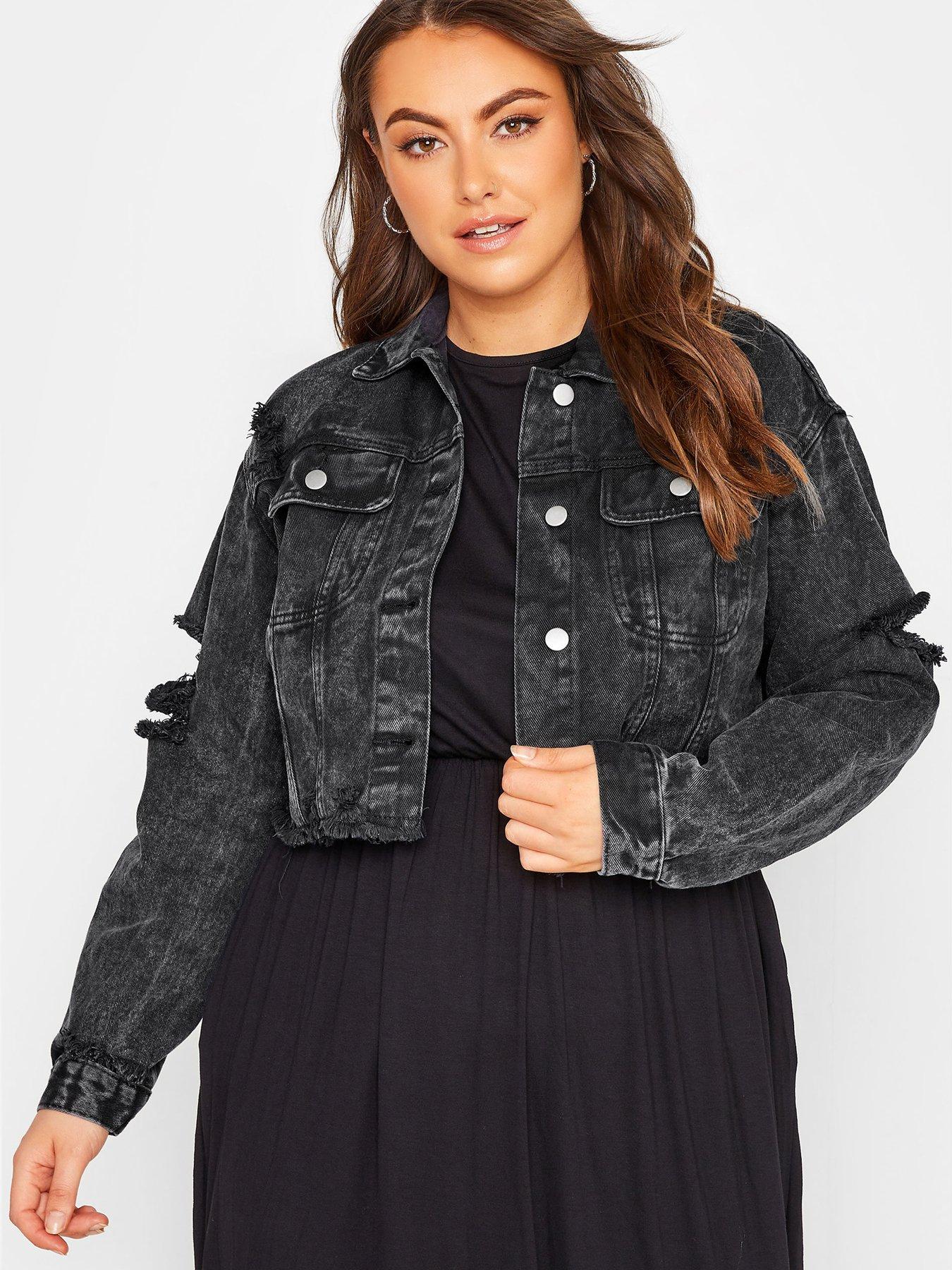 Yours Clothing Cropped Distressed Denim 