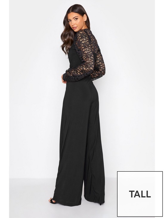 stillFront image of long-tall-sally-lace-back-jumpsuit-black