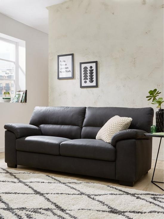 front image of very-home-danielle-faux-leathernbsp3-seater-sofa-black