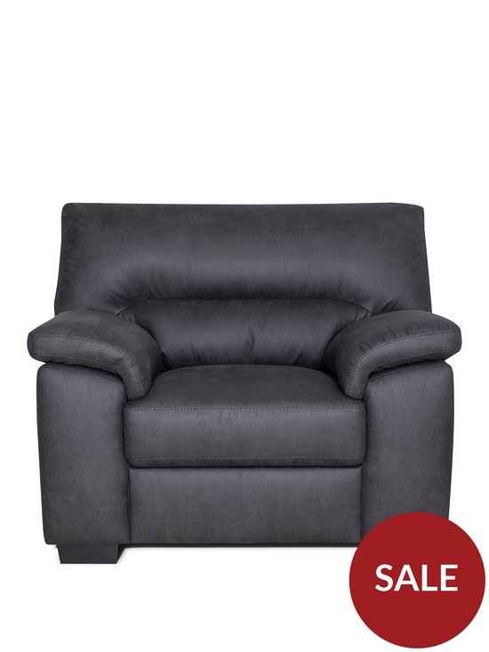 stillFront image of very-home-danielle-faux-leather-armchair-black