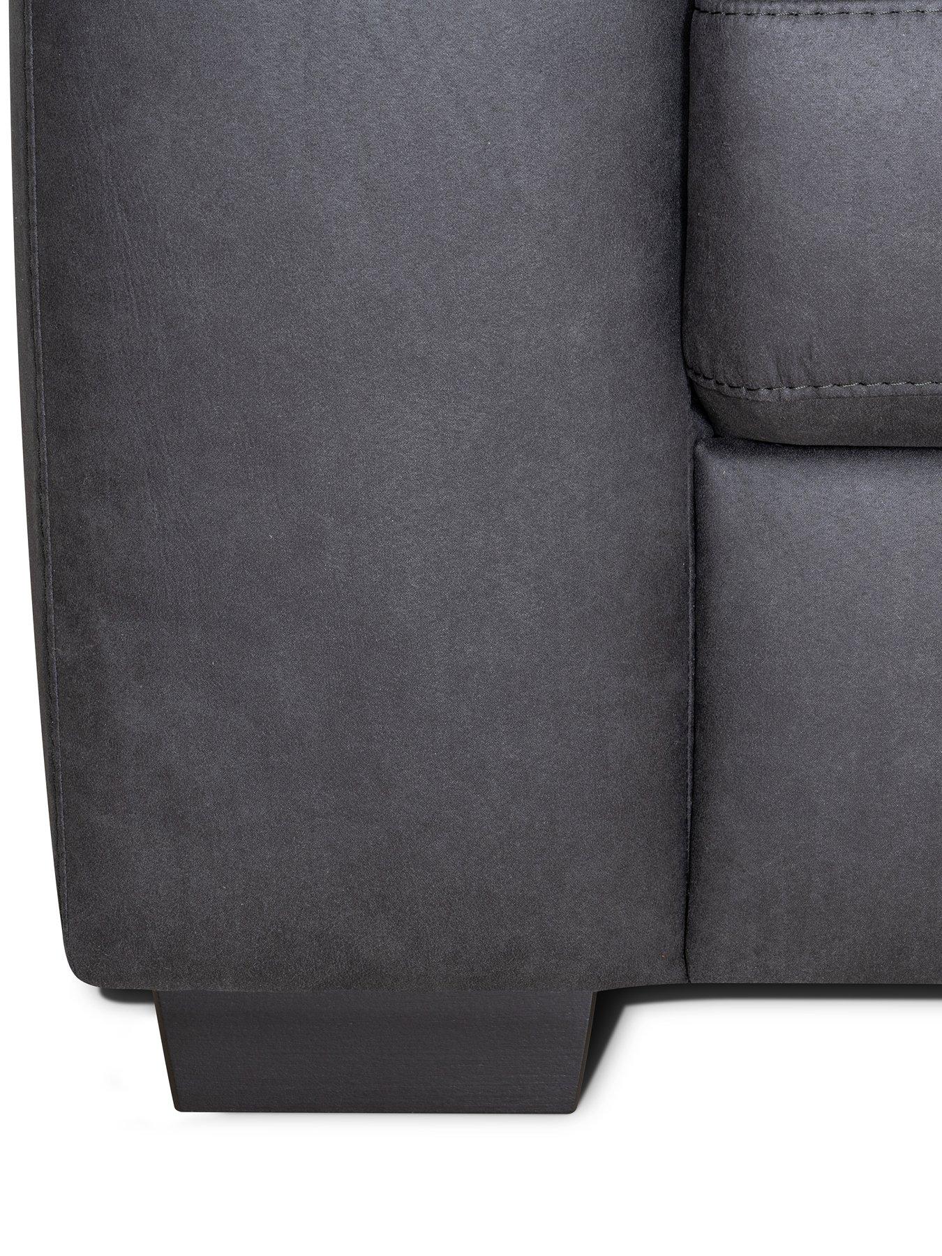 Image 5 of 6 of Very Home Danielle Faux Leather Armchair - Black&nbsp;- FSC&reg; Certified