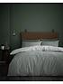  image of content-by-terence-conran-rupert-cotton-stripe-duvet-cover-set-green
