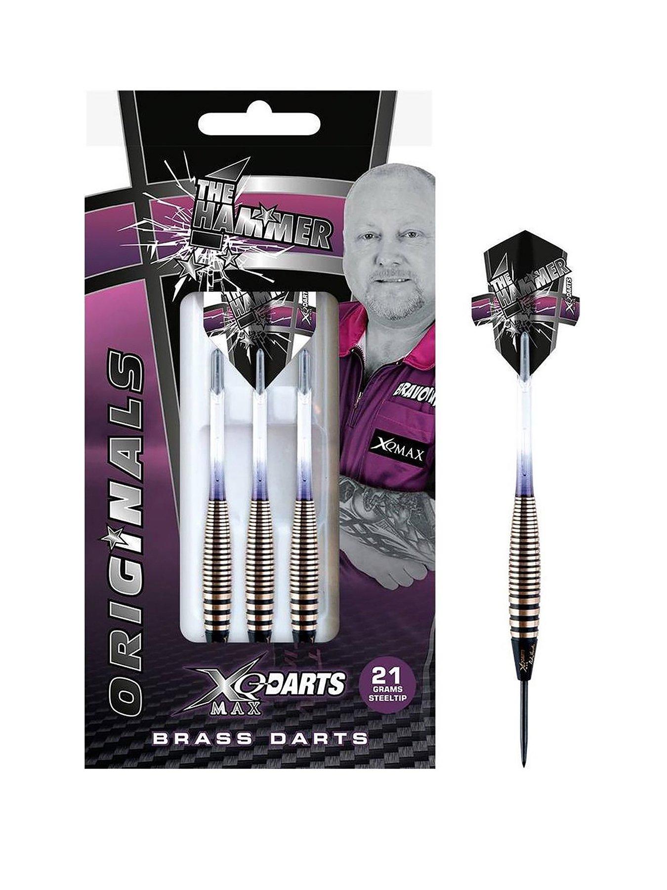 XQ Max Andy Hamilton Original 21g Steel Tip Brass Darts Set