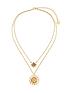  image of kate-thornton-gold-brights-double-layer-zodiac-necklace