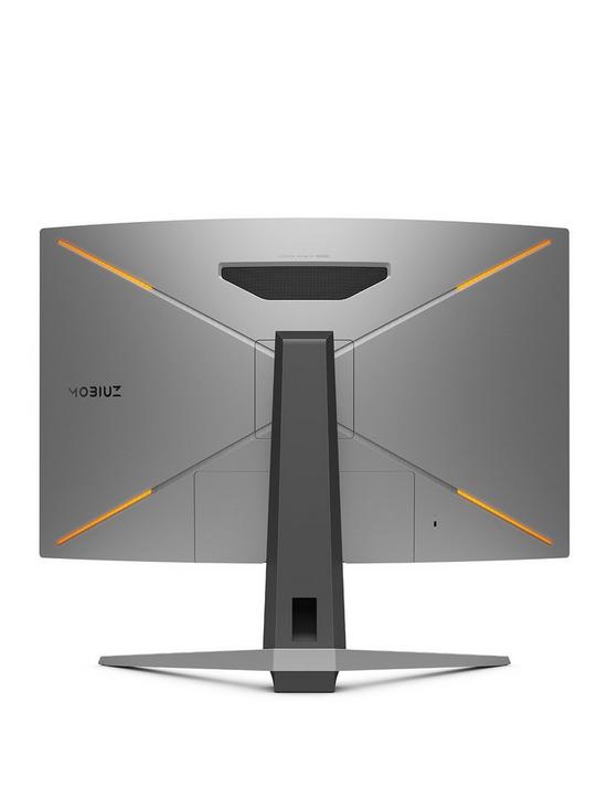back image of benq-ex3210r-315-inch-curved-monitor-165hz-freesync-hdr400-hdmi-dp-2560x1440-25001-1ms-400cdm2-height-adjust-black