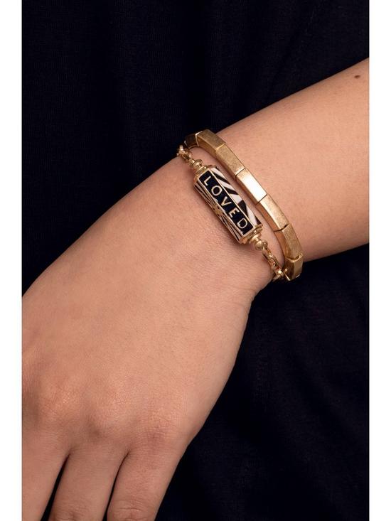stillFront image of kate-thornton-gold-nero-bracelet-set