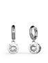 image of guess-solitaire-drop-earrings-ladies