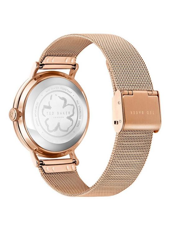 stillFront image of ted-baker-phylipa-retro-stainless-steel-ladies-watch