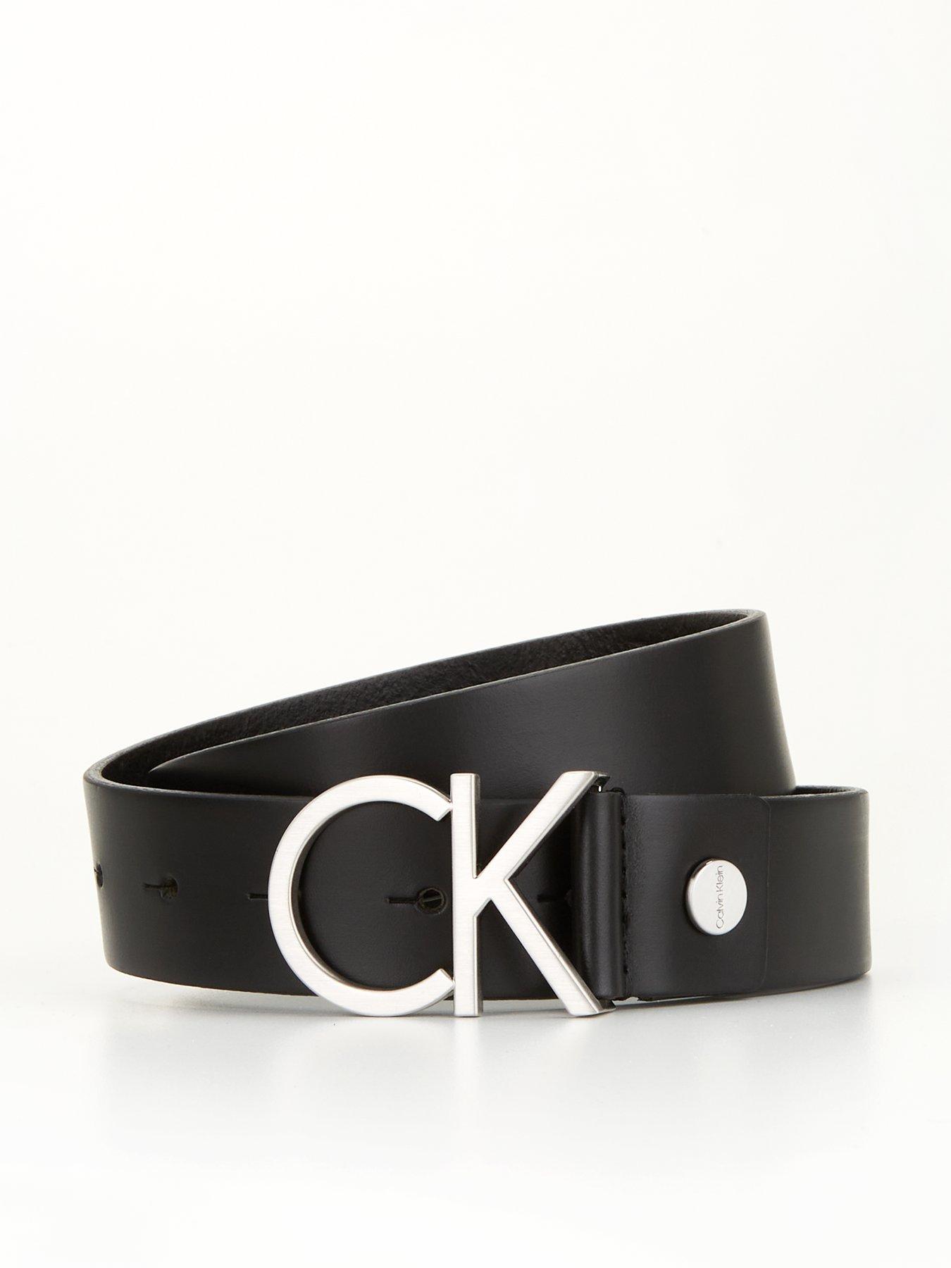 undefined Adjustable Leather Belt - Black