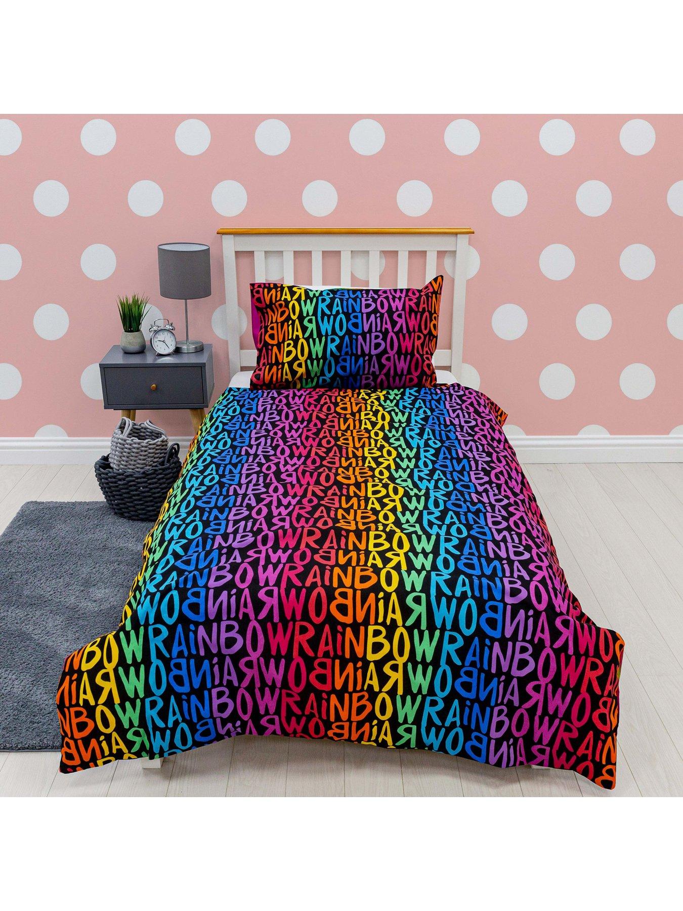 Single Duvet Cover and Pillowcase Set Multi