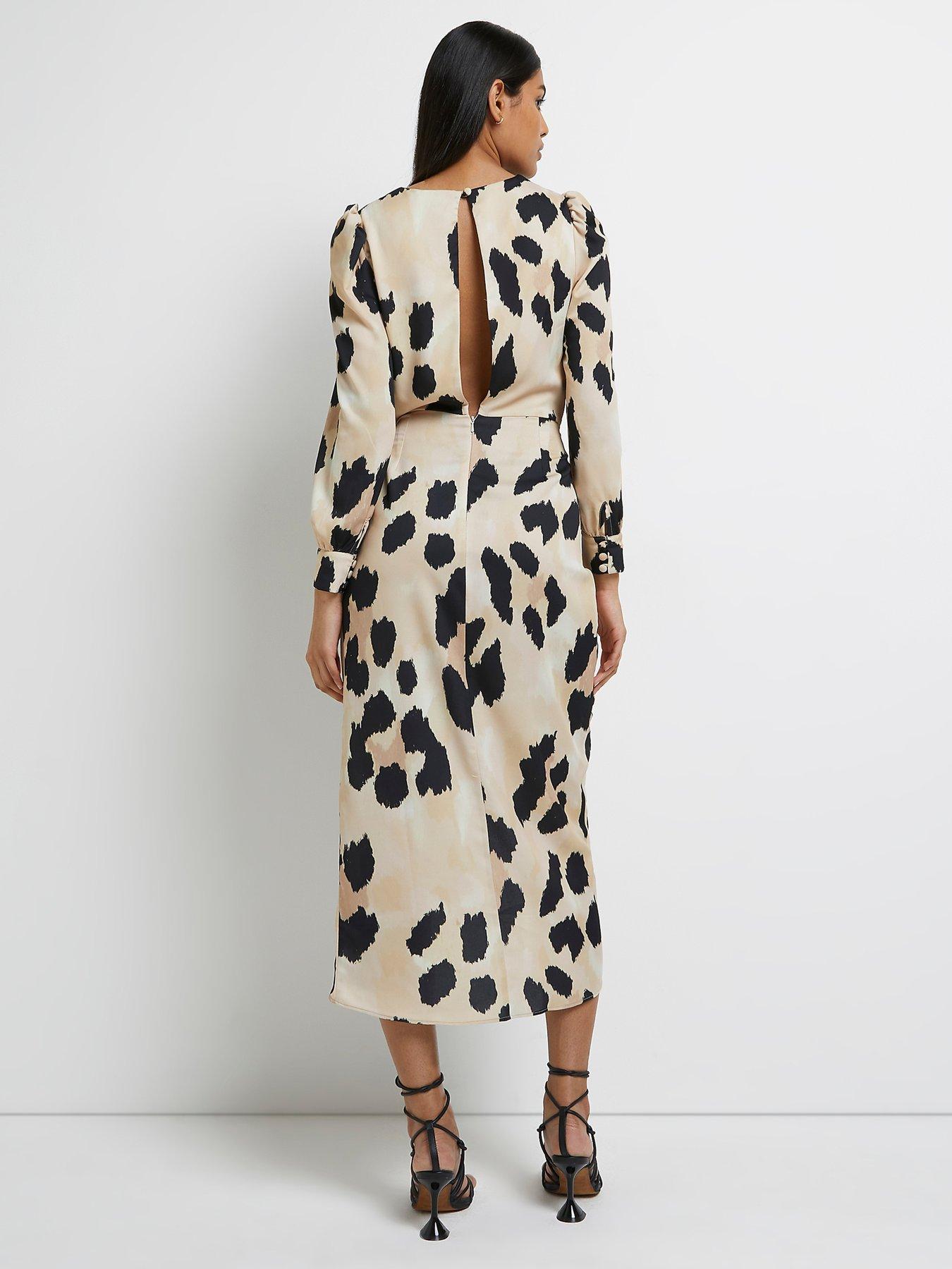 Leopard print hotsell dress river island