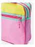  image of accessorize-girls-colourblock-backpack-multi