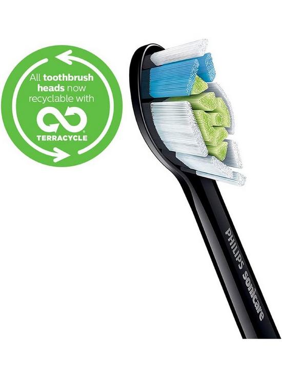 stillFront image of philips-sonicare-w2nbspoptimal-white-replacement-brush-heads-pack-of-4-black-hx606411