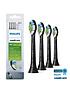  image of philips-sonicare-w2nbspoptimal-white-replacement-brush-heads-pack-of-4-black-hx606411