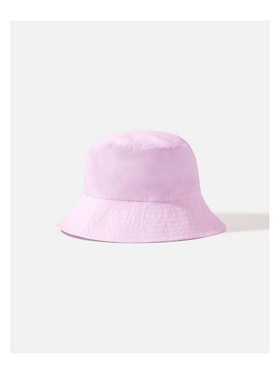 back image of accessorize-girls-starburst-reversible-bucket-hat-multi