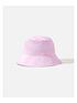  image of accessorize-girls-starburst-reversible-bucket-hat-multi