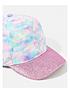  image of accessorize-girls-starburst-baseball-hat-multi