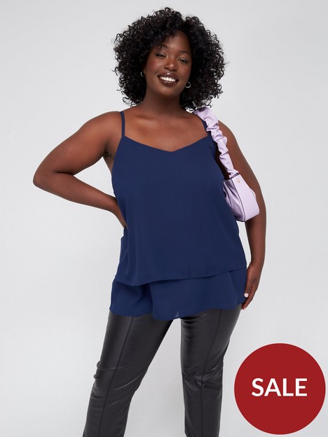 v-by-very-curve-double-layer-cami-blue