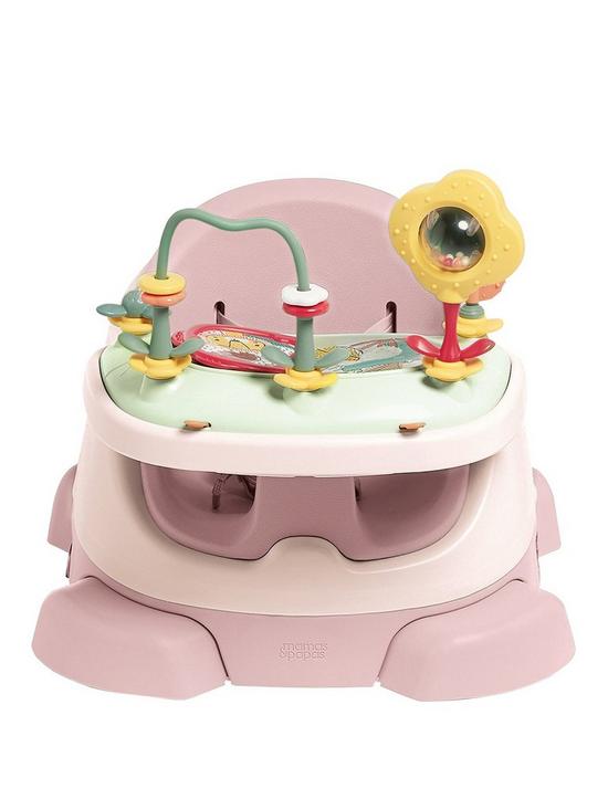 front image of mamas-papas-baby-bug-and-activity-tray-blossom