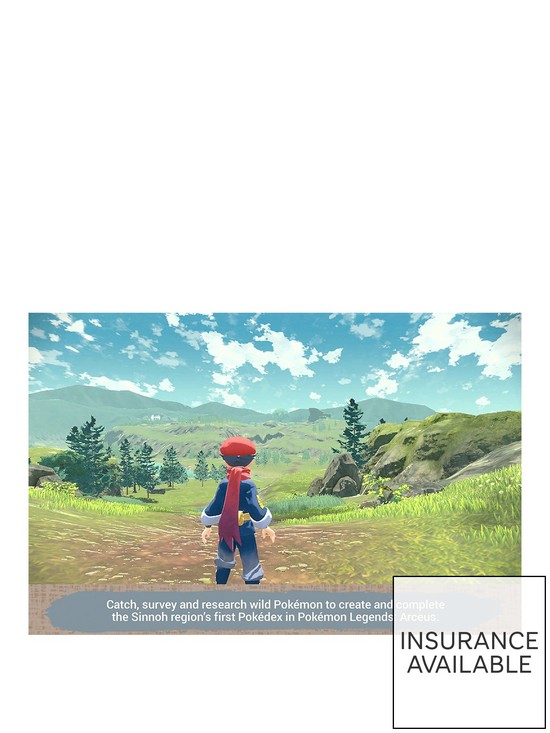stillFront image of nintendo-switch-lite-console-with-pokemon-legends-arceus