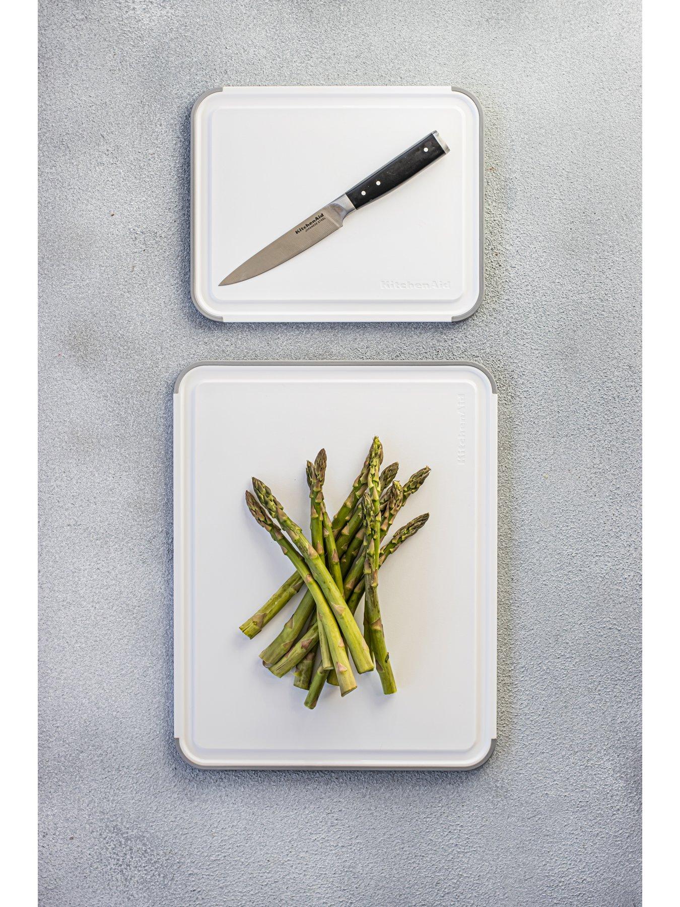 Image 3 of 5 of KitchenAid Classic Non-Slip 2 Piece Chopping Board Set