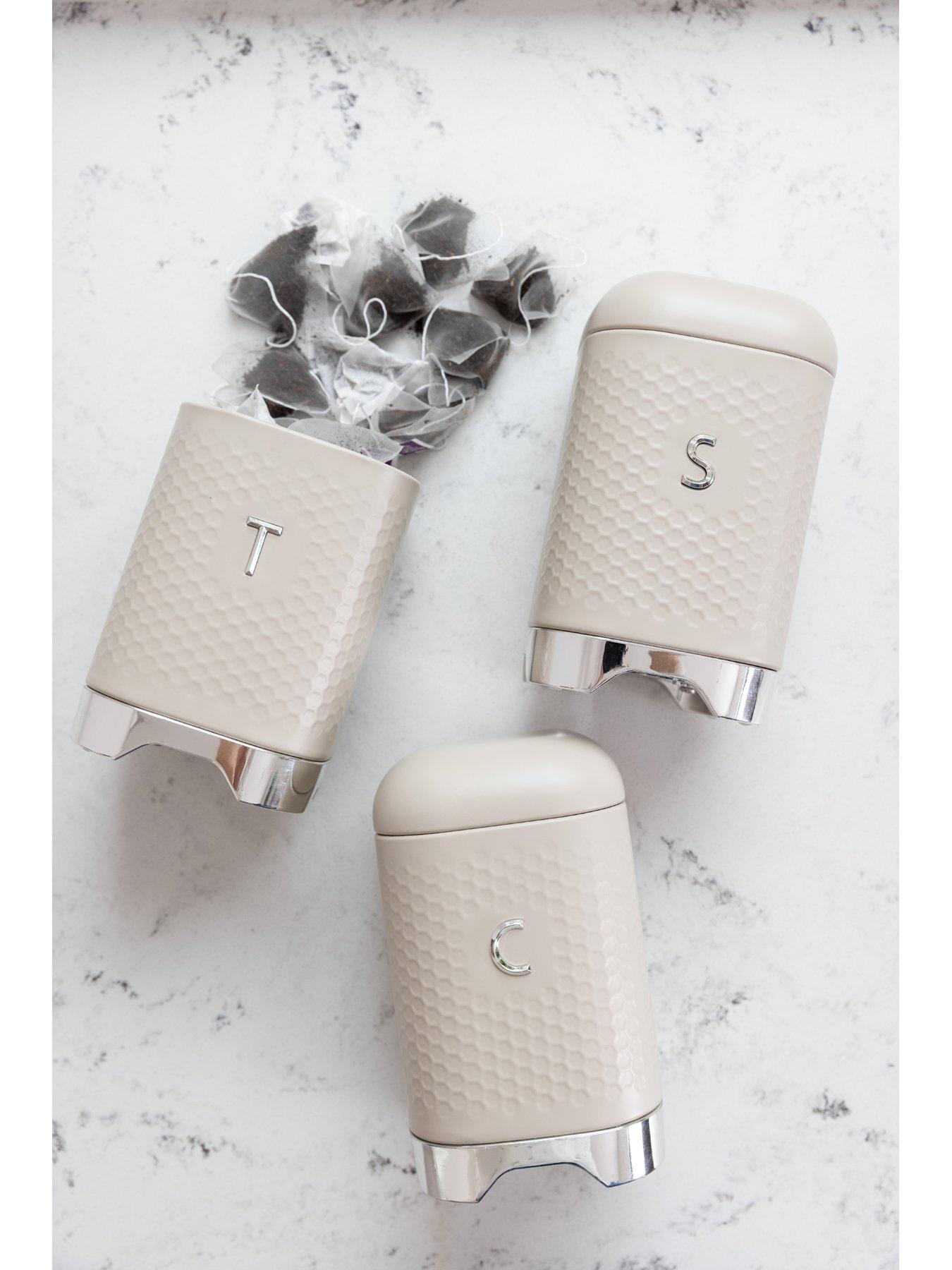 KitchenCraft Lovello Tea, Coffee and Sugar Storage Canisters