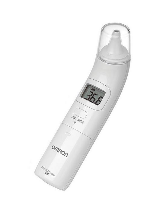 front image of omron-gentle-temp-ear-thermometer-mc520