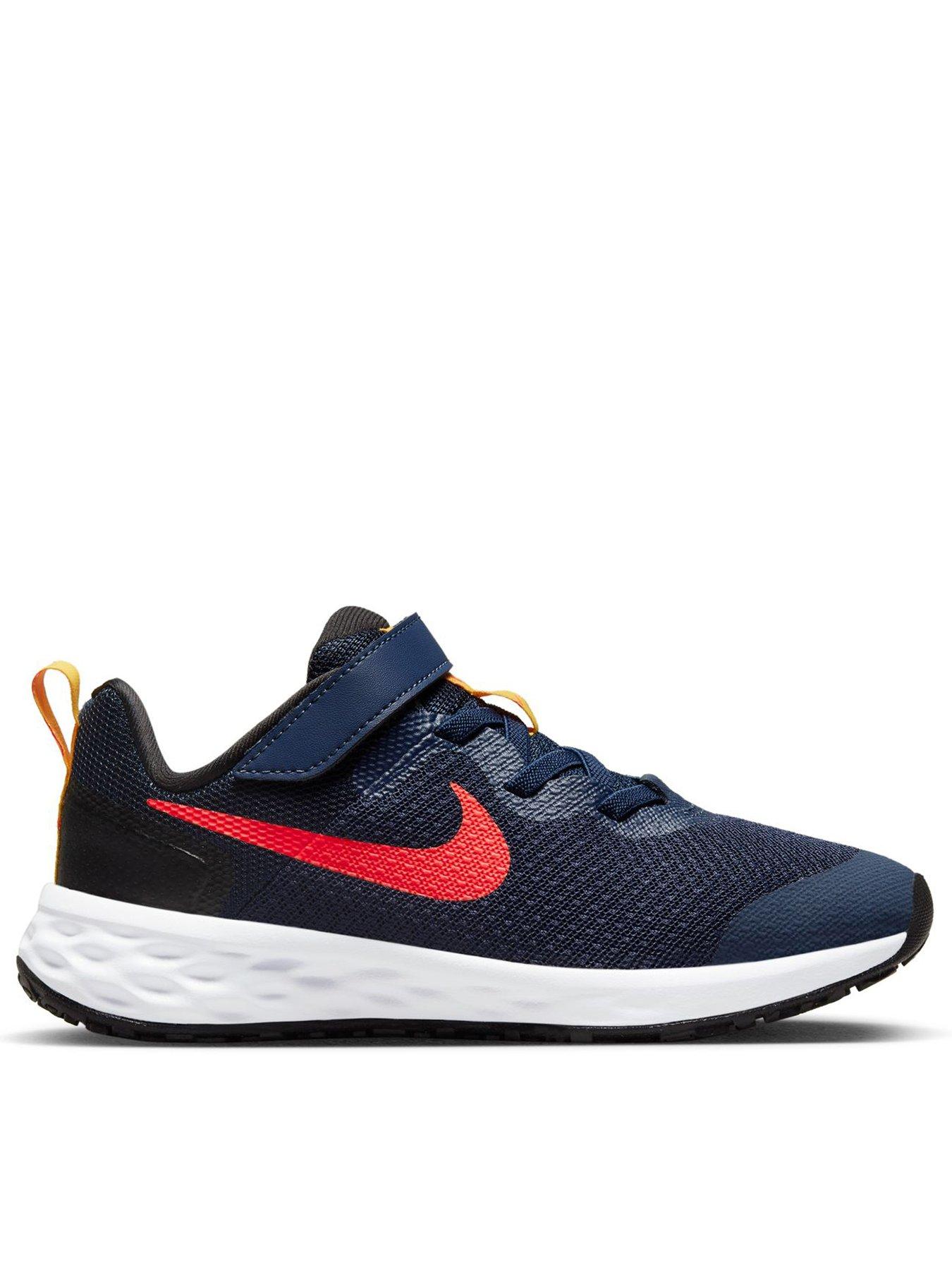 Nike Revolution 6 Kids Trainers Navy White littlewoods