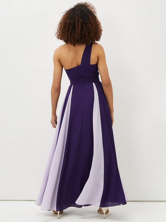 stillFront image of phase-eight-phase-8-rosalle-one-shoulder-pleat-dress
