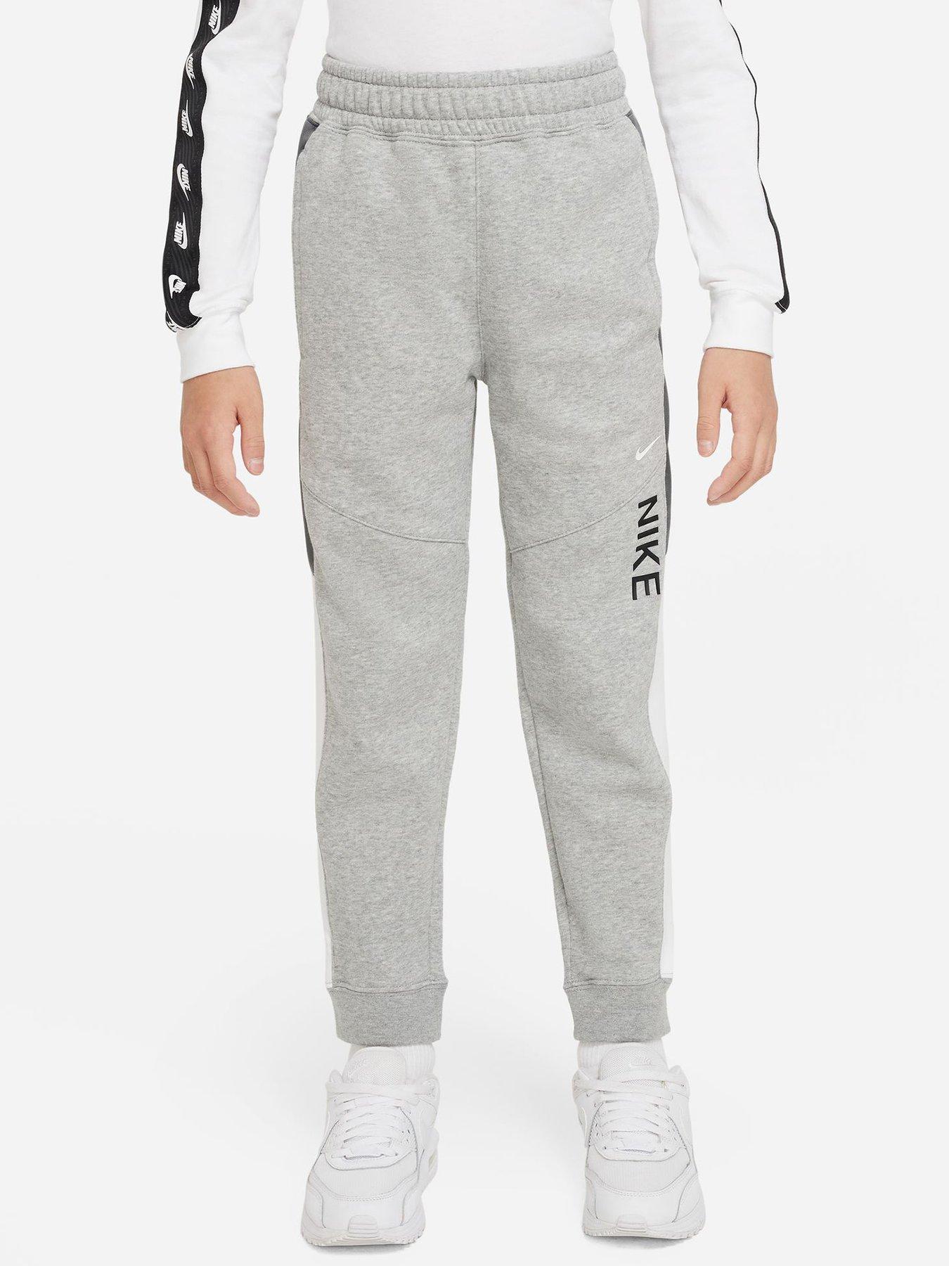 Nike grey joggers boys hotsell