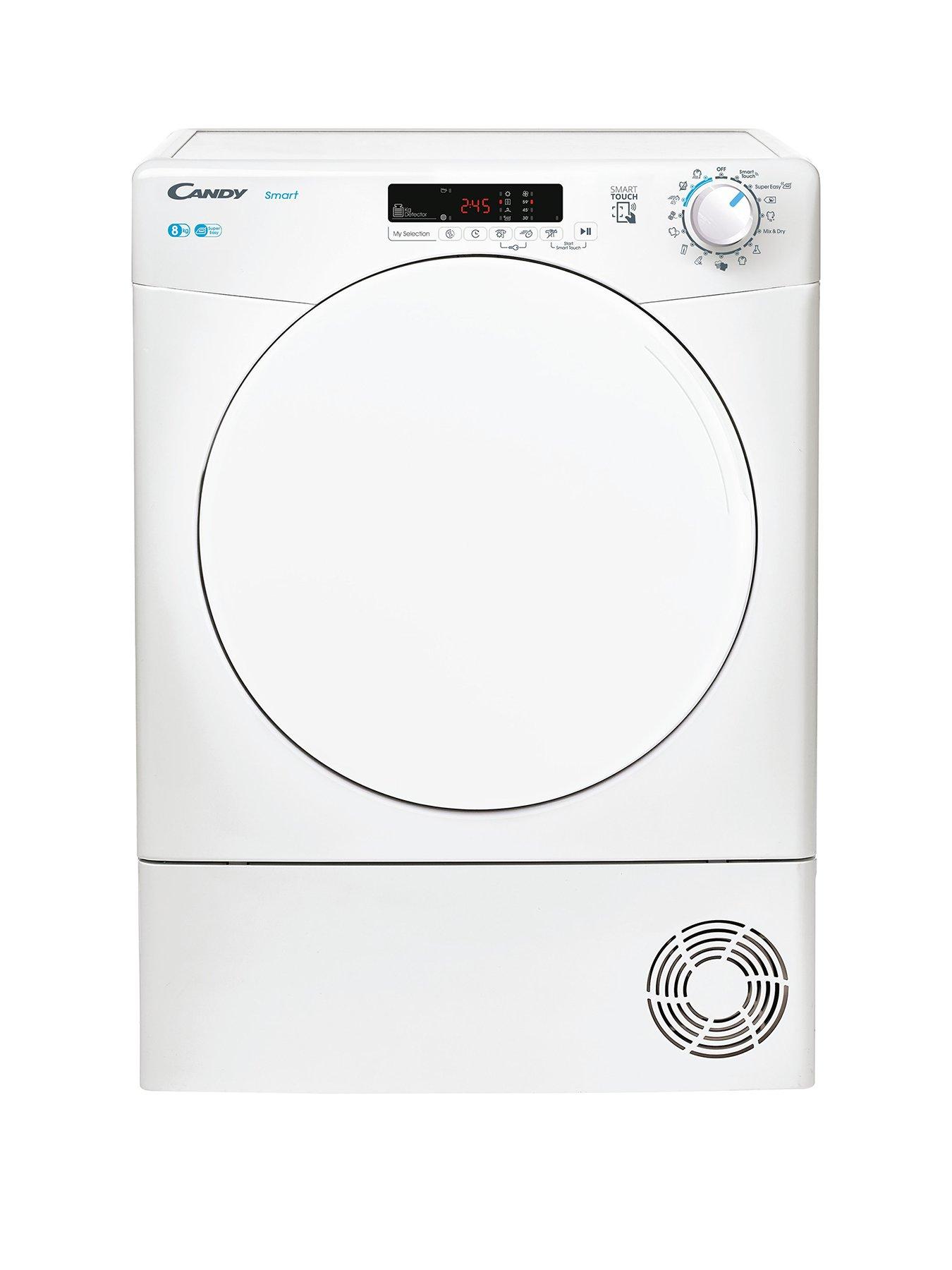 Candy Smart CSE C8DF80 8kg Freestanding Condenser Tumble Dryer with