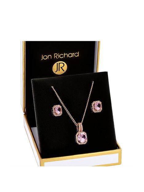 jon-richard-pink-square-drop-earring-and-pendant-set-gift-boxed