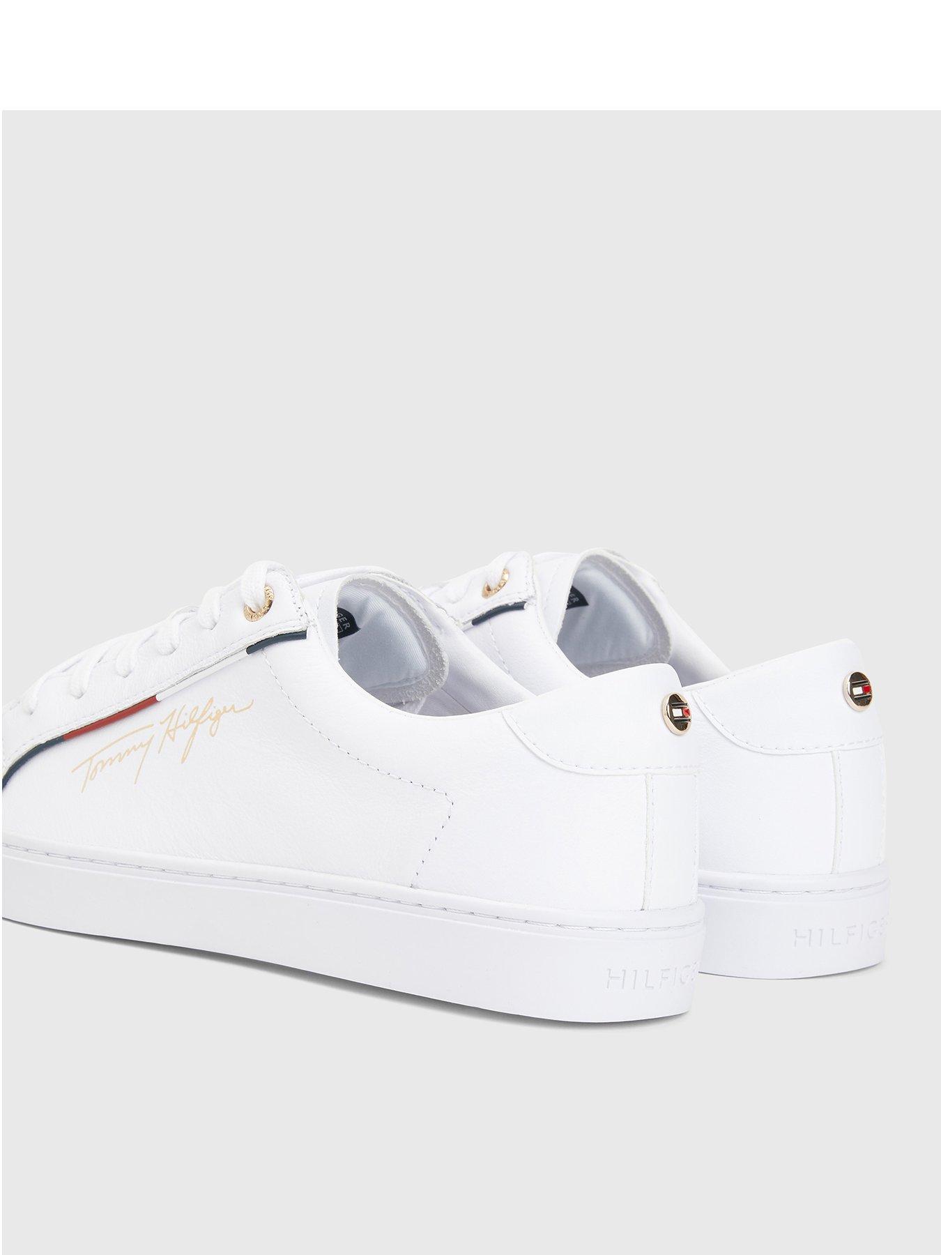  image of tommy-hilfiger-signature-trainer-white