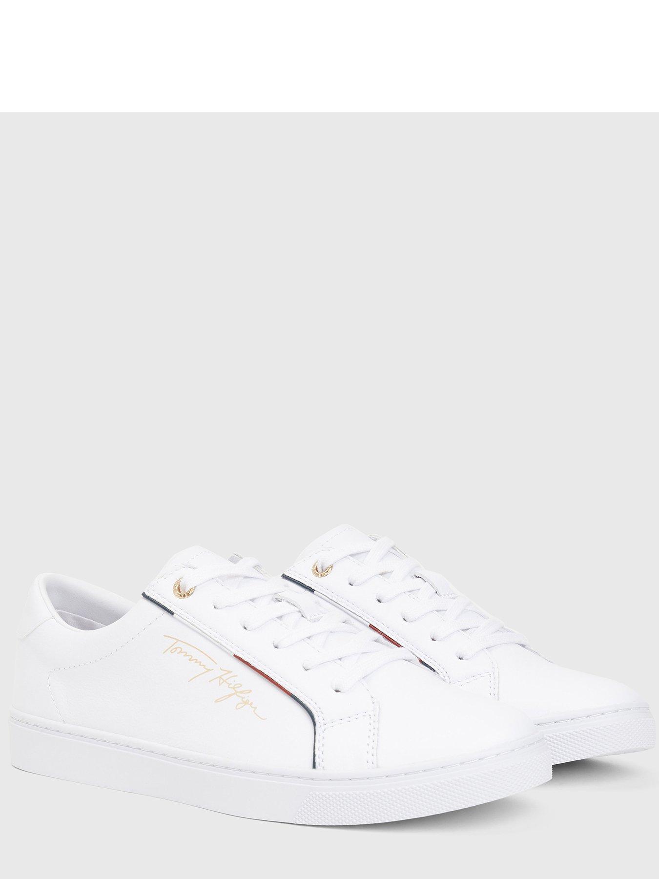  image of tommy-hilfiger-signature-trainer-white