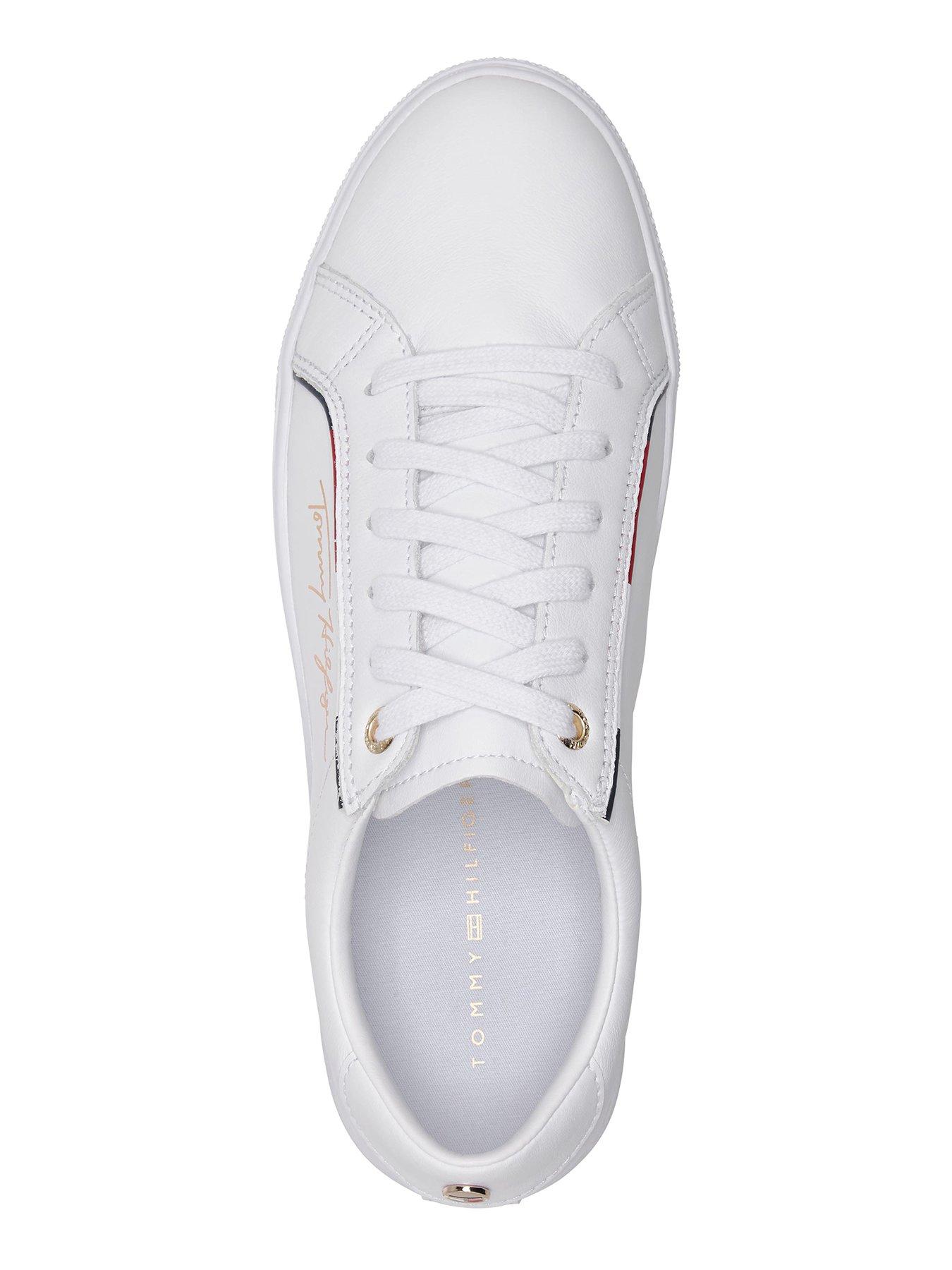  image of tommy-hilfiger-signature-trainer-white
