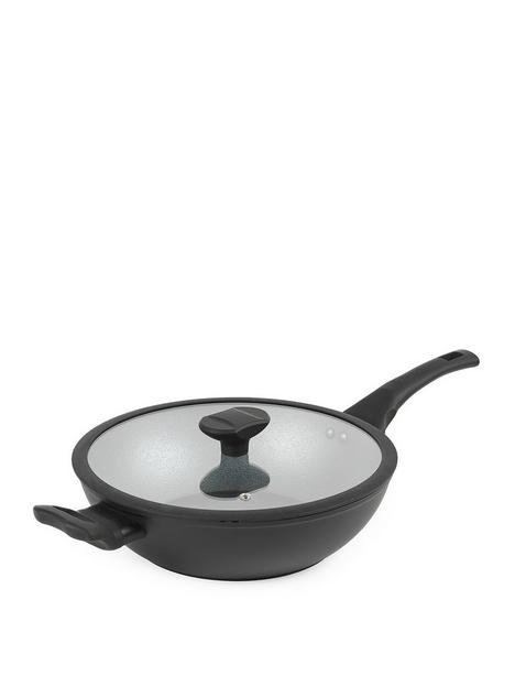 russell-hobbs-crystaltech-tall-collection-wok-black