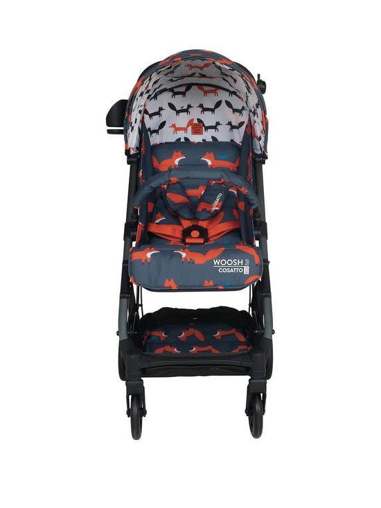 stillFront image of cosatto-woosh-3-pushchair-charcoal-mister-fox