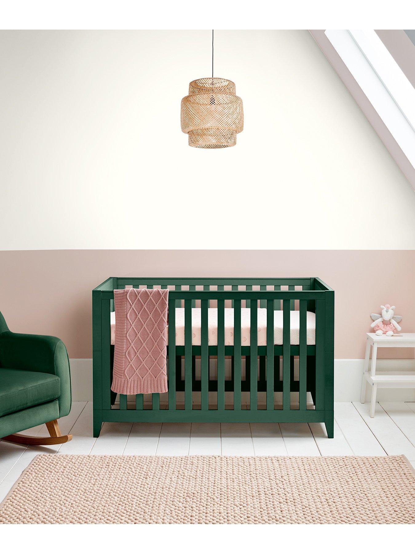  image of mamas-papas-melfi-cot-bed-green