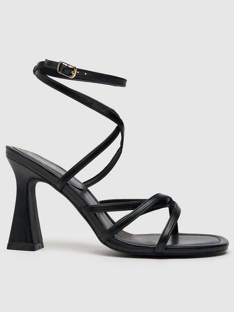 schuh-serene-croc-flared-heel-sandal-black